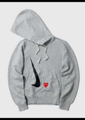 comme des garcons play x nike hoodie