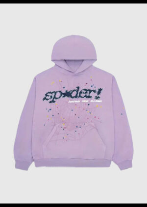sp5der acai hoodie purple