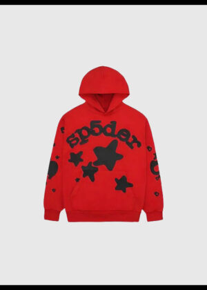 sp5der beluga hoodie red