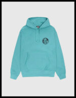 stussy dot stamp fleece ocean hoodie