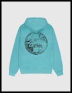 stussy dot stamp ocean hoodie