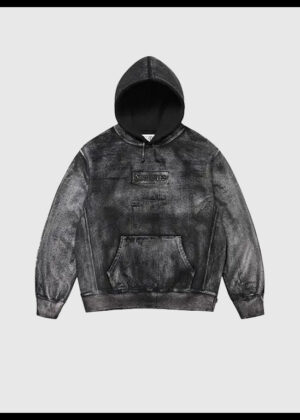 supreme mm6 maison margiela foil box logo hoodie