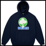 palace evergreen navy blue hoodie