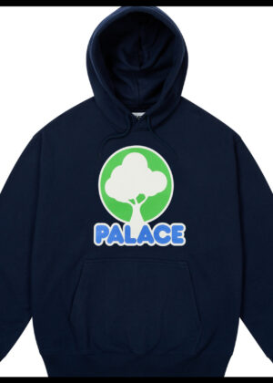 palace evergreen navy blue hoodie
