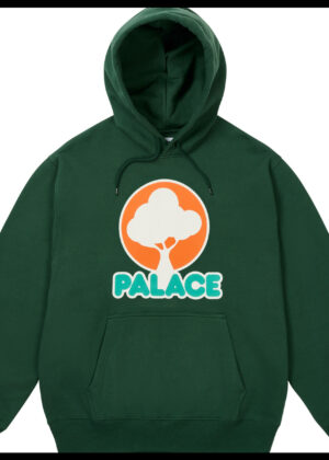 palace evergreen racey green hoodie