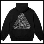 palace zodiac tri ferg black hoodie