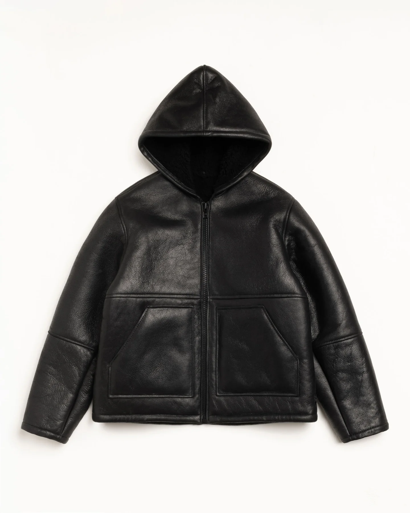 Stussy Shearling Hooded Jacket Stussy Shearling Hooded Jacket