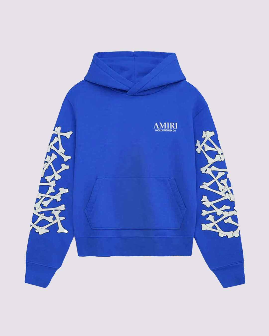 amiri bones stacked hoodie blue amiri bones stacked hoodie blue